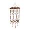 26" Brown Butterfly Mango Wood Coastal Windchime